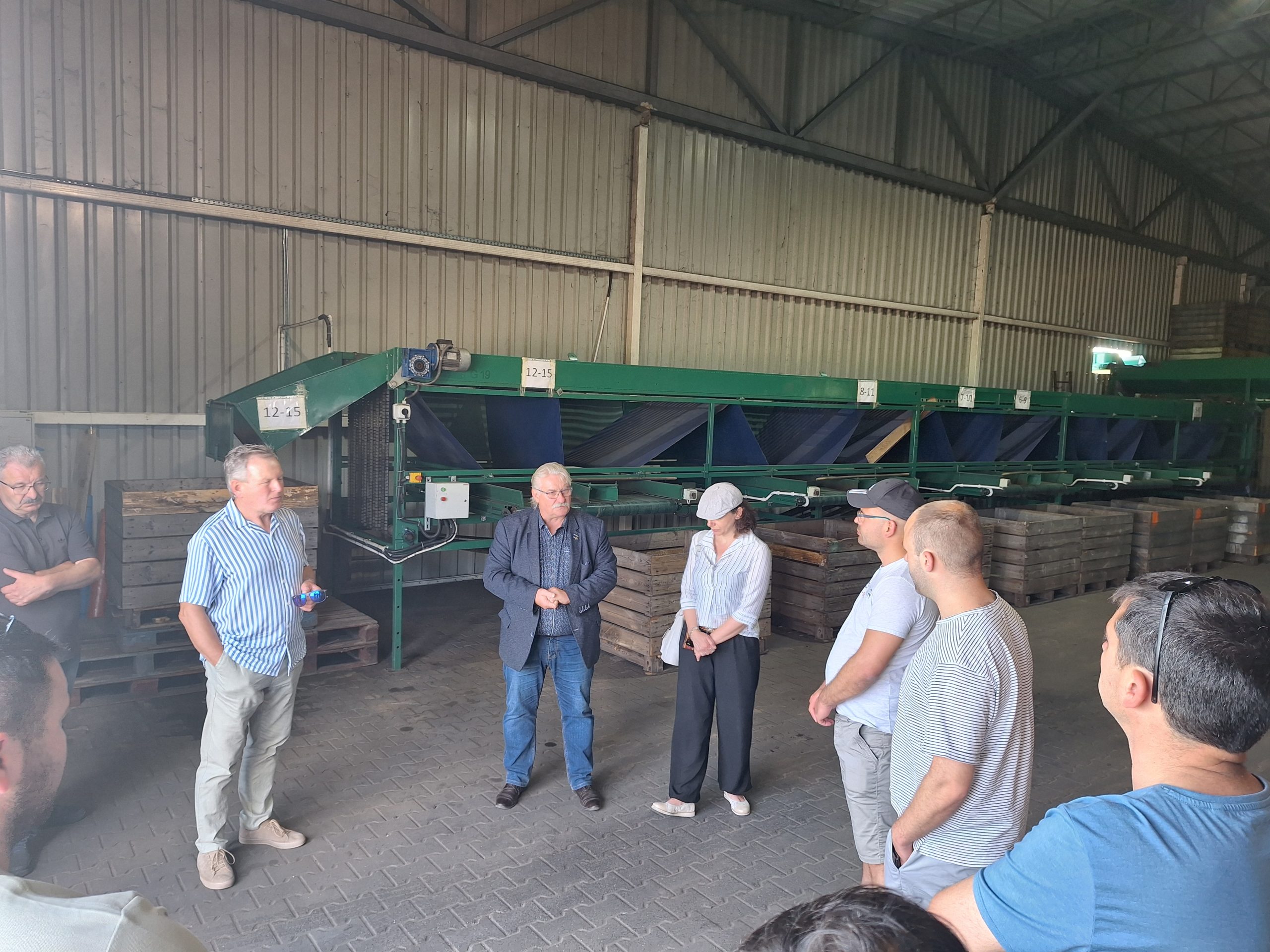 Visit to a prominent group of vegetable producers